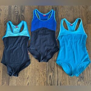 Lot of 3 Custom-ordered Yumiko Dance Leotards in Excellent condition
